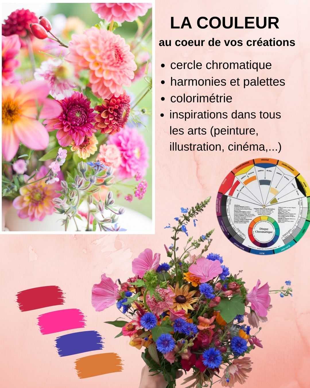 la couleur en art floral