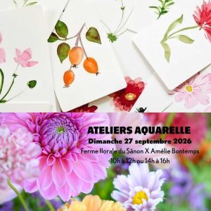 atelier aquarelle jardin de vie / jardin de ville 26 septembre 2026